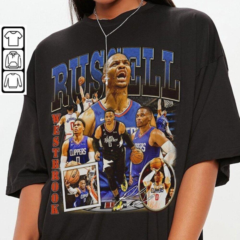 Russell Westbrook Los Angeles Basketball Shirt, Clippers Basketball Tee